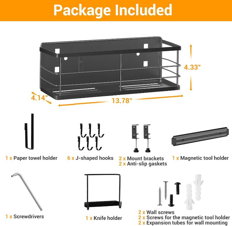 Photo 1 of Griddle Caddy for Blackstone 28"/36" Griddles, Space Saving Blackstone Grill Caddy BBQ Accessories Storage Box with Magnetic Tool Holder & Paper Towel Holder & Knife Holder for Outdoor Grill