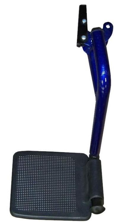 Photo 1 of Right Replacement Footrest for Drive Medical Lightweight Expedition Transport Chair Wheelchair (Blue)