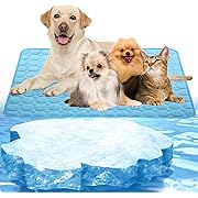 Photo 1 of Dog Cooling Mat, Pet Cooling Pads for Dogs, Summer Cooling Bed for Cats, Portable Pet Cooling Cushion for Home or Outdoor