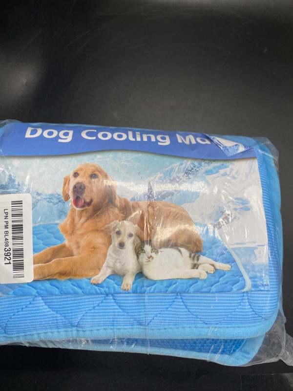 Photo 3 of Dog Cooling Mat, Pet Cooling Pads for Dogs, Summer Cooling Bed for Cats, Portable Pet Cooling Cushion for Home or Outdoor