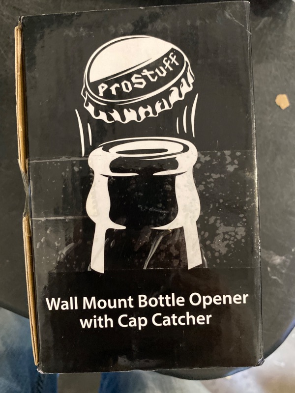 Photo 3 of  Cast Iron Bottle Opener with Cap Catcher, Old Fashioned Wall Beer Opener with Cap Collector