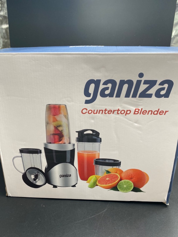 Photo 3 of Ganiza Smoothie Blender, Blender for Shakes and Smoothies, 15-Piece Personal Blender and Grinder Combo with 2 Speed Control, Smoothies Maker with 4 BPA-Free Portable Blender Cup, MAX 900W