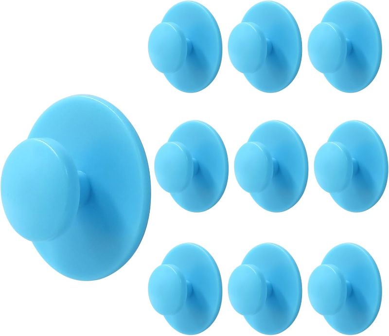 Photo 1 of Misc. Bundle - Hitefu 20 Pieces Plastic Adhesive Cabinet Handles - Auxiliary Pulls Helper Self-Stick Drawer Knobs Pull Handle for Wardrobes, Drawers, Cupboard, Cabinets, Windows (Blue)
&&
Compatible with AirPods Case 1st 2nd Generation Penguin, Kids Girls