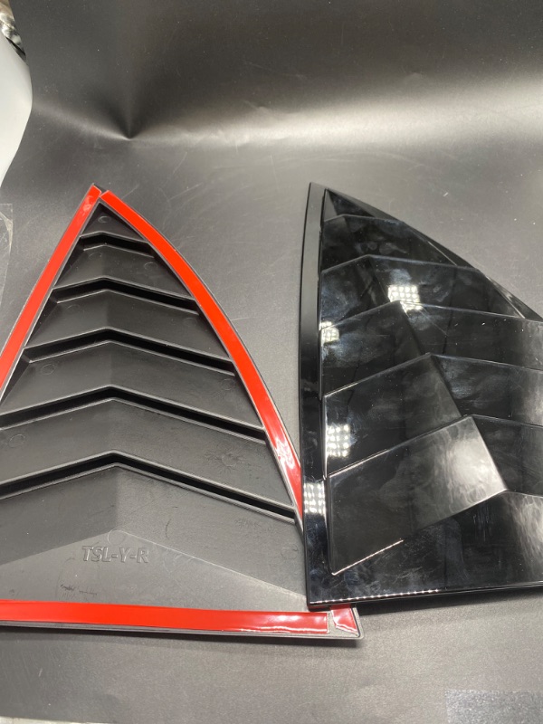 Photo 2 of Car Rear Window Triangle Exterior Shutter,Fit for Tesla Model Y 2021