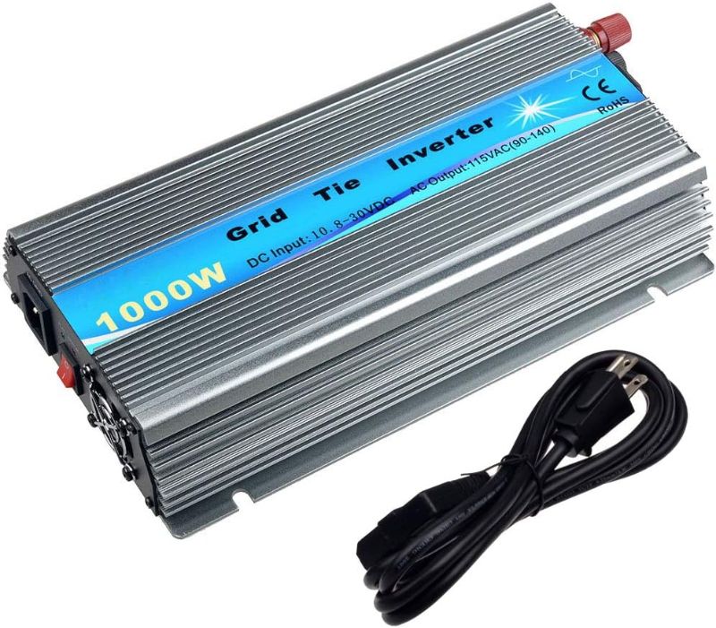 Photo 1 of 1000W on Grid Tie Inverter MPPT Stackable Pure Sine Wave DC15-28V to AC90V-140V Output for 12V Solar Panel