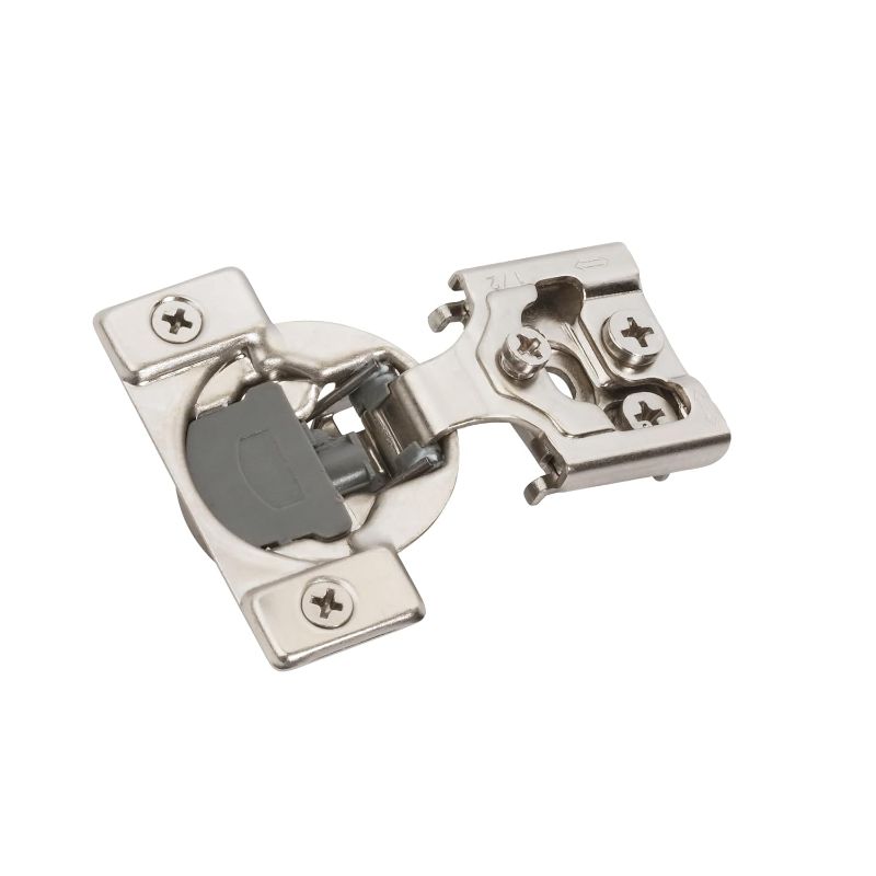 Photo 1 of Amerock 2 Pack 1/2 inch Overlay Soft-Closing Compact Concealed Hinge for Face Frame Cabinet, 105-degree Opening Angle with 3-Way adjustability