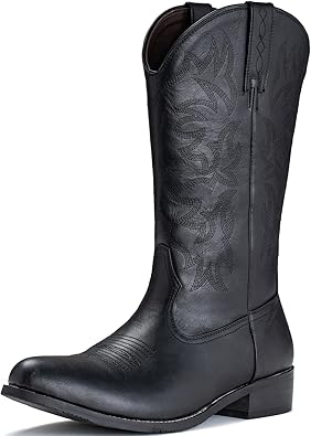 Photo 1 of Size 10 IUV Cowboy Boots For Men Western Boot Durable Classic Embroidered Snip Toe Boots