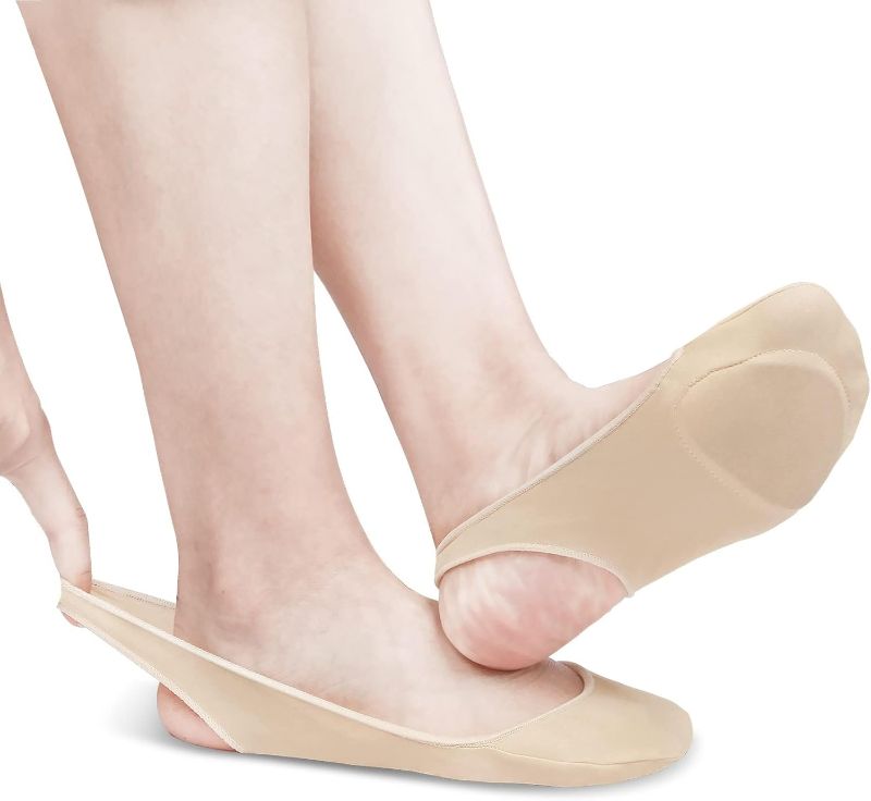 Photo 1 of 2 PairsWomen's Sock-Style Metatarsal Pads Ball of Foot Cushion for Women Foot Pain of Metatarsalgia Mortons Neuroma Calluses Blisters
