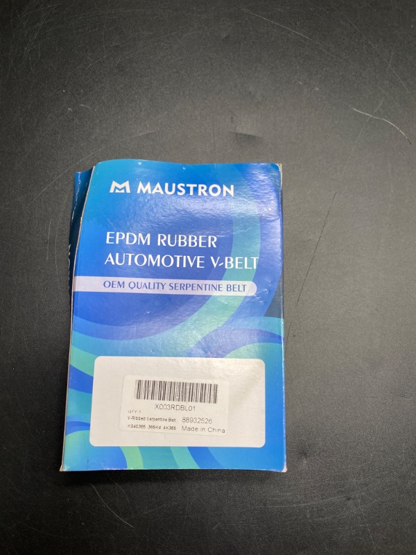 Photo 3 of 4K365 Serpentine Belt High Performance V-Ribbed Serpentine Belt Flexible Wear Resistance Heavy Duty Drive Belt Replacement