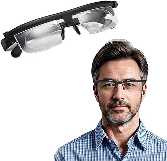 Photo 1 of 2024 Flex Focal Adjustable Glasses, Flex Focus Adjustable Glasses Dial Vision, Focus Adjustable Glasses Dial Vision, Flexvision Adjustable Vision Eyeglasses Near and Far Sight
