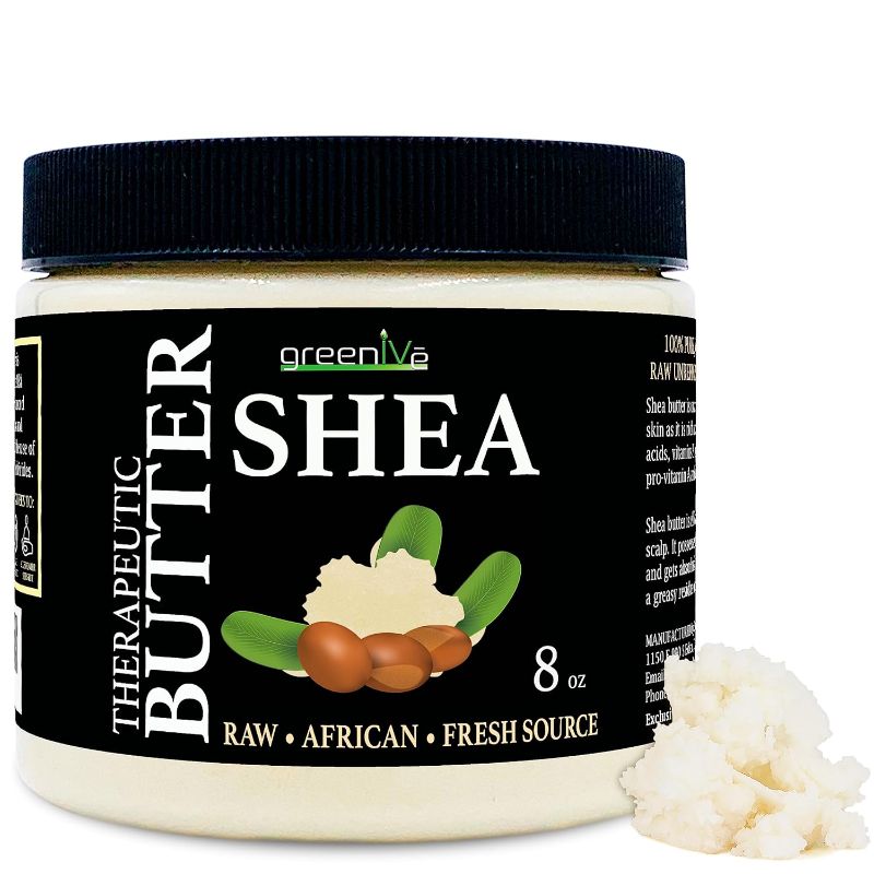 Photo 1 of GreenIVe Shea Butter Raw 100% Pure Organiclly Grown Ivory Shea for Moisturizing or DIY Butters, Lotions, Soaps.