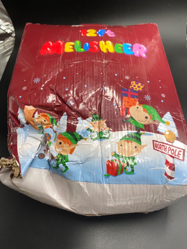 Photo 1 of Package Includes:
1X Christmas Elf Inflatables
1X User Manual
3X 2m Tethers
2X Sandbag
8X Ground Stake
3X Stainless Steel Buckle