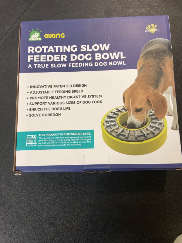 Photo 2 of KADTC Dog Slow Feeder for Small/Medium/Larger Dogs Puzzle Slow Bowl Puppy Maze Treat Dispenser Aggressive Chewers Beed Iinteractive Indoor Food Feeding Pet Supplies Birthday Fun Gift