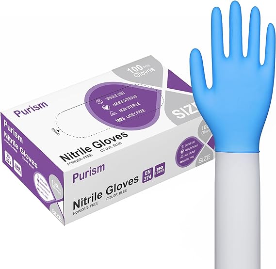 Photo 1 of Size S - Daddy's Choice Nitrile Gloves 100Pcs 1000 Pcs Disposable Blue, No Latex