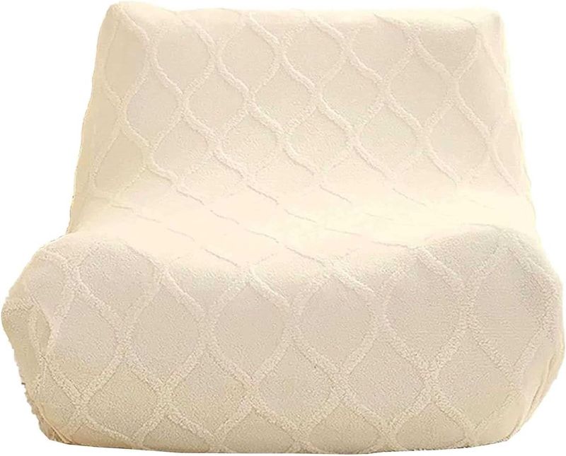 Photo 1 of N/A Stretch Jacquard Lazy Floor Sofa Cover, Fireside Chair Bean Bag Couch Cover, with Elastic Bottom, for Living Room Bedroom Salon,C