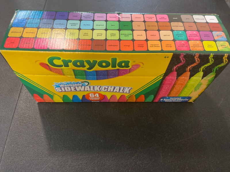 Photo 2 of Crayola 64 Ct. Assorted Color Sidewalk Chalk