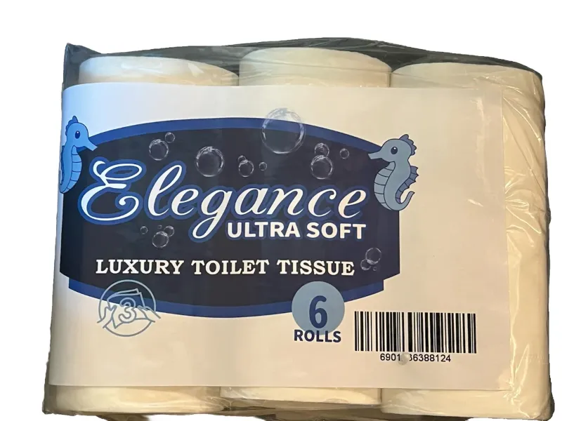 Photo 1 of Elegance Ultra Soft Luxury Toilet Tissue (by Gorgenius) 6 Rolls Each
