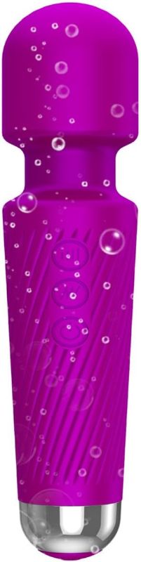 Photo 1 of Vibrating Massager Update New Electric Handheld Mini Massager -Rechargeable - Waterproof Portable Deep Muscle Back Neck Tissue?Purple?…