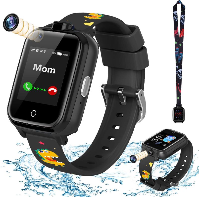 Photo 1 of LiveGo 4G Kids Smart Watch with GPS Tracker,Smart Watch with Dual Camera for Kids,2 Way Voice & Video Call SOS Alert Safe Smartwatch Phone for Children Students Ages 3-12 Birthday