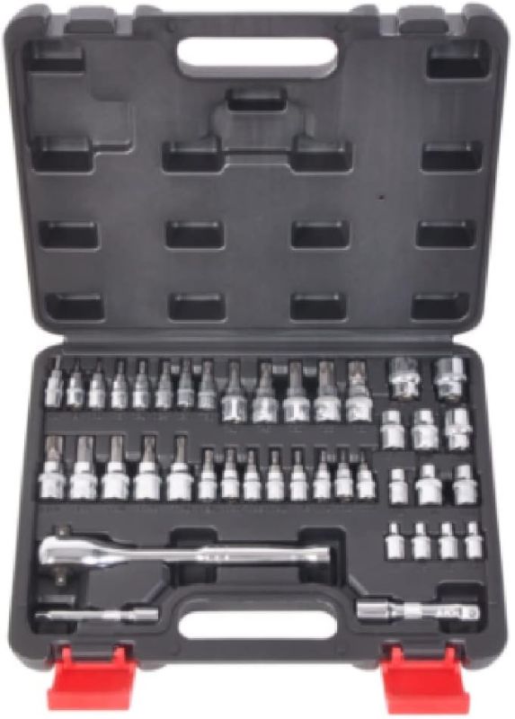 Photo 1 of 41 pc 1/4 and 3/8" Drive Bit and Torx Hex Allen Bit Socket Wrench Ratchet