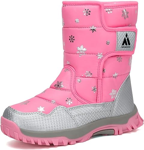 Photo 1 of Size Childrens 8.5 - Mishansha Kids Snow Boots for Boys Girls Winter Boot Waterproof Warm Anti-Slip Cold Weather Shoes 