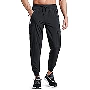 Photo 1 of Size S - Libin Men's Lightweight Joggers Quick Dry Cargo Hiking Pants Track Running Workout Athletic Travel Golf Casual Outdoor Pants
