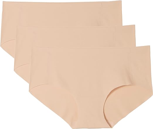 Photo 1 of Size M - WANDER Womens Seamless Underwear 4-Pack Pure Invisible Breathable Brief Ladies Stretch Hipster Panties