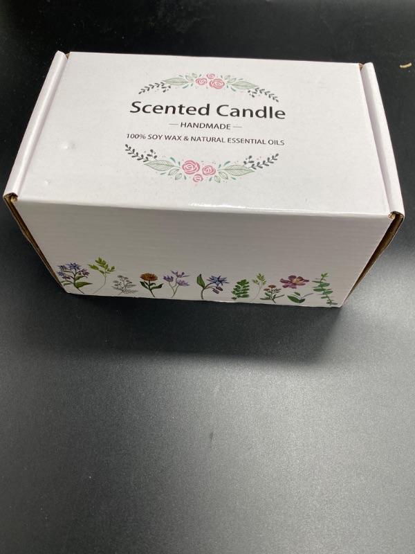 Photo 2 of 2 Pack Scented Candles, Gift for New Home Vanilla + Gardenia, Scented Jar Candle -Natural Aromatherapy Scented Candles, Long Lasting Soy Wax Candle, Festive,Stress Relief, Decor Aromatherapy Candles