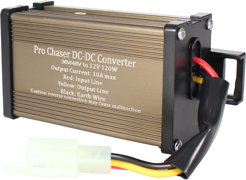 Photo 1 of Pro Chaser DC-DC Golf Carts RVs 48V 36V Volt Voltage to 12V Step Down Voltage Reducer Regulator for Headlights Taillights Solar Panels (10A 120W)