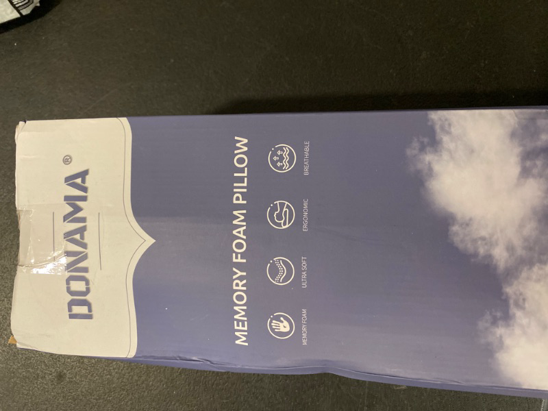 Photo 1 of DONAMA Cervical Pillow for Bed Sleeping, Memory Foam Contour Neck Pillows with Breathable Pillowcase, Ergonomic Neck Support Pillows for Side, Back and Stomach Sleepers
