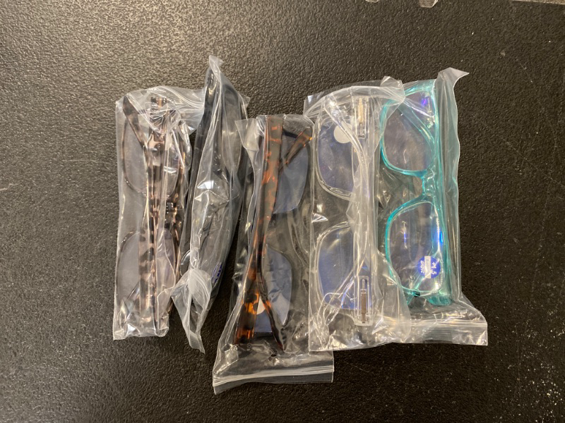 Photo 1 of Gaoye 5-Pack Reading Glasses Blue Light Blocking,Spring Hinge Readers for Women Men Anti Glare Filter Lightweight Eyeglasses (#5-Pack Mix Color, 1.5)