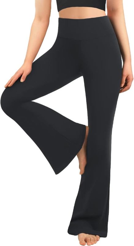 Photo 1 of Large Women’s Bootcut Yoga Pants - Flare Leggings for Women High Waisted Active Leggings Workout Lounge Jazz Dress Pants