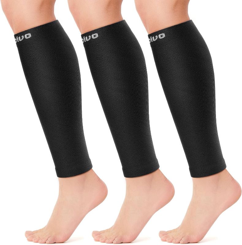 Photo 1 of CAMBIVO 3 Pairs Calf Compression Sleeve for Women Men, Leg Support for Shin Splints