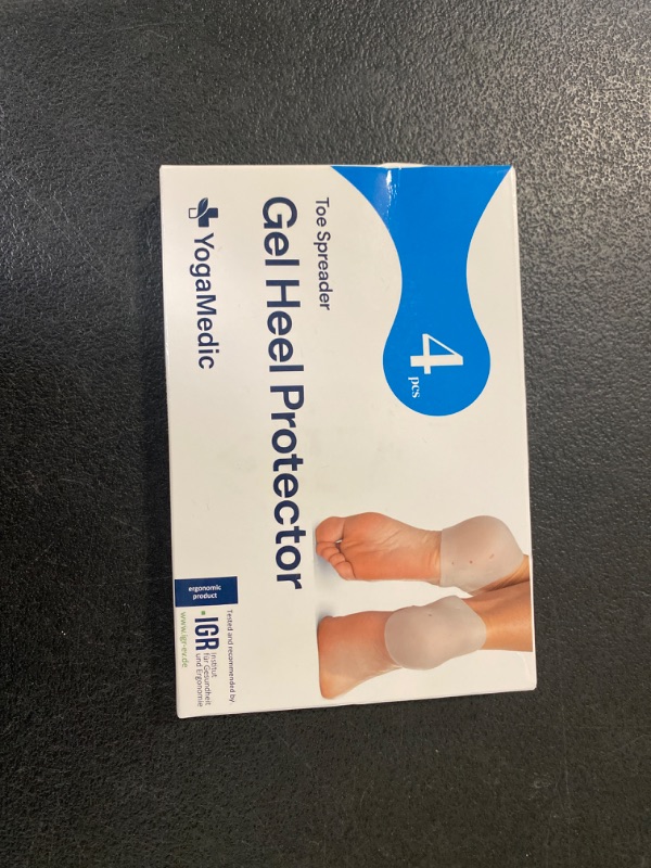 Photo 2 of Dr. Frederick&#39;s Original Gel Heel Guards - 4ct. - Heel Cups for Heel Pain Relief - Plantar Fasciitis - Soft Heel Protectors - Gel Inserts - Cushions for Bone Spurs, Heel Spurs, Gout
Roll over image to zoom in
Dr. Frederick's Original Gel Heel Guards -