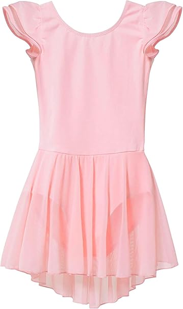 Photo 1 of 2-4T MdnMd Toddler Girls Ballet Leotards with Skirt Dance Dresses Tutu Ballerina Outfit
