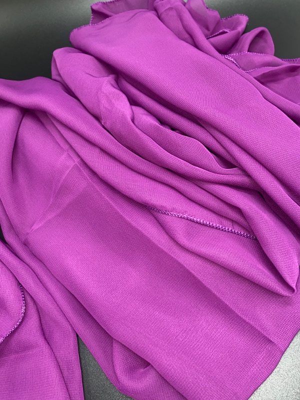 Photo 1 of 1Pcs Purple Sash Decoration Draping Fabric Wrinkle Free Outdoor Deco 110X27