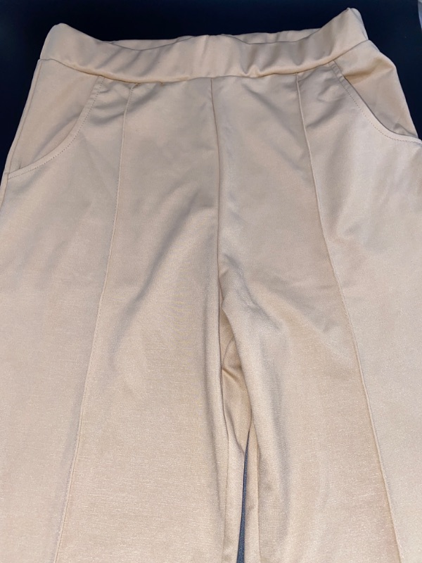 Photo 1 of Medium 2Pcs Women's Summer 2 Piece Set Business Casual Outfits Sexy Halter Top Blazer Pants Suit Dressy
