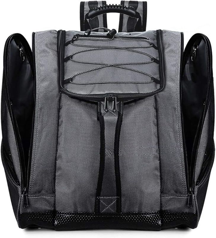 Photo 1 of SoarOwl Ski Boot Bag Large Skiing Gear Backpack Skiing and Snowboarding Travel Luggage Waterproof Ski Boot Bag Travel Backpack, Holds Helmets, Boots, Gloves, Jackets, and Accessories