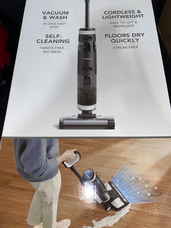 Photo 3 of Tineco Floor ONE S3 Cordless Hardwood Floors Cleaner, Lightweight Wet Dry Vacuum Cleaners for Multi-Surface Cleaning with Smart Control System