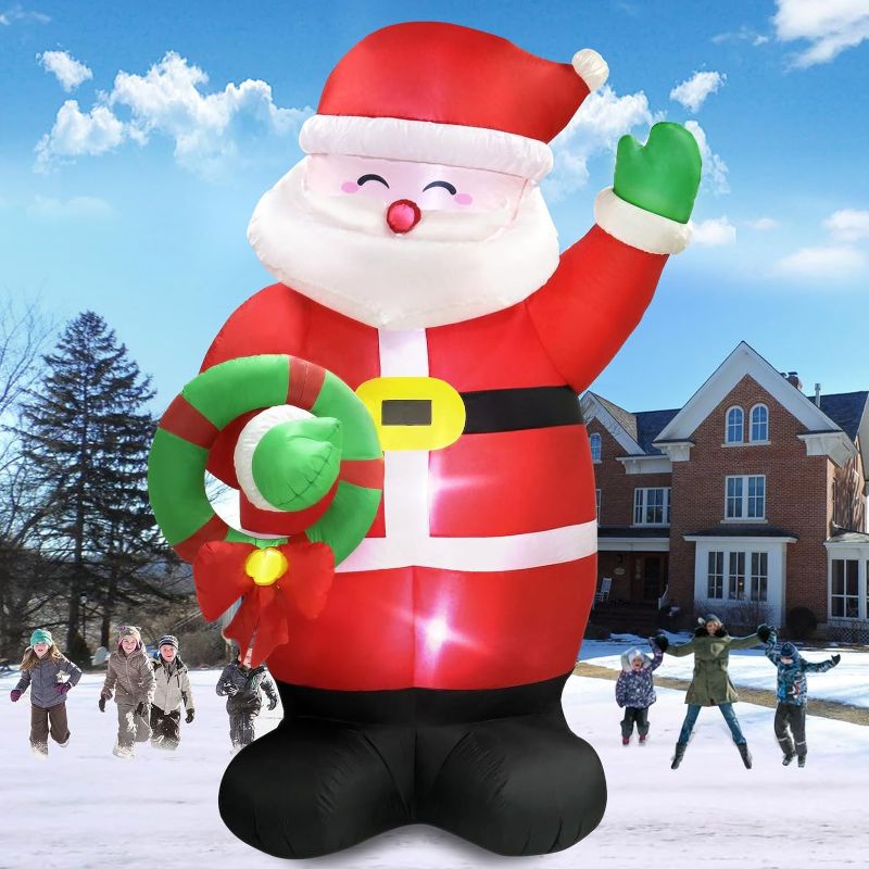 Photo 1 of GlitzHome Inflatable Santa 12inch