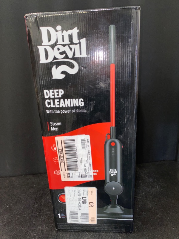 Photo 3 of Dirt Devil Steam Mop, Cleaner For Sealed Hard Floors, WD20000, Black Medium