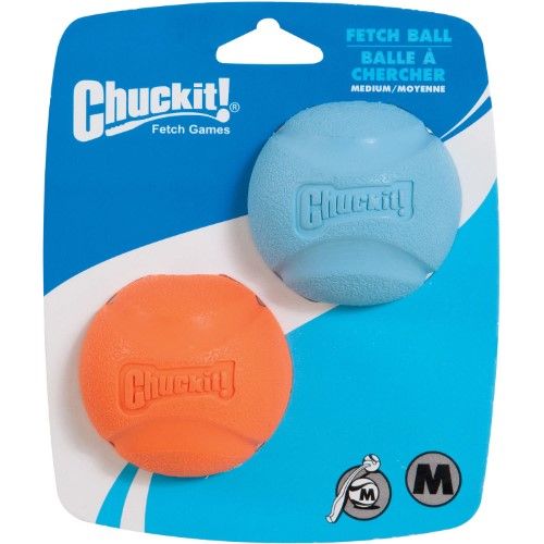 Photo 1 of 2 Pack 1 Chuckit! Junior Launcher Dog Toy 18in Handle Medium Ball Included & 1 Chuckit! Dog Fetch Toy FETCH BALL Durable Rubber Fits Launcher MEDIUM