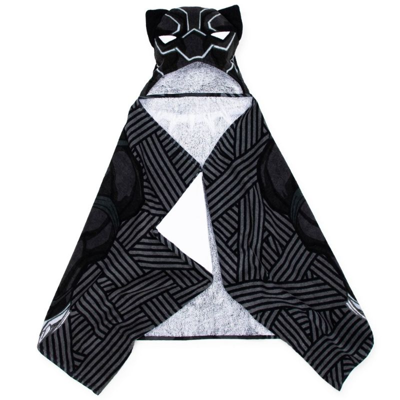 Photo 1 of Black Panther Kids' Hooded Towel