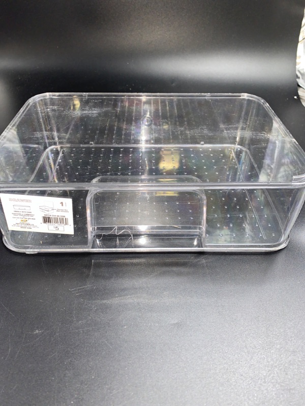 Photo 1 of 2 Pack Clear Storage Box
