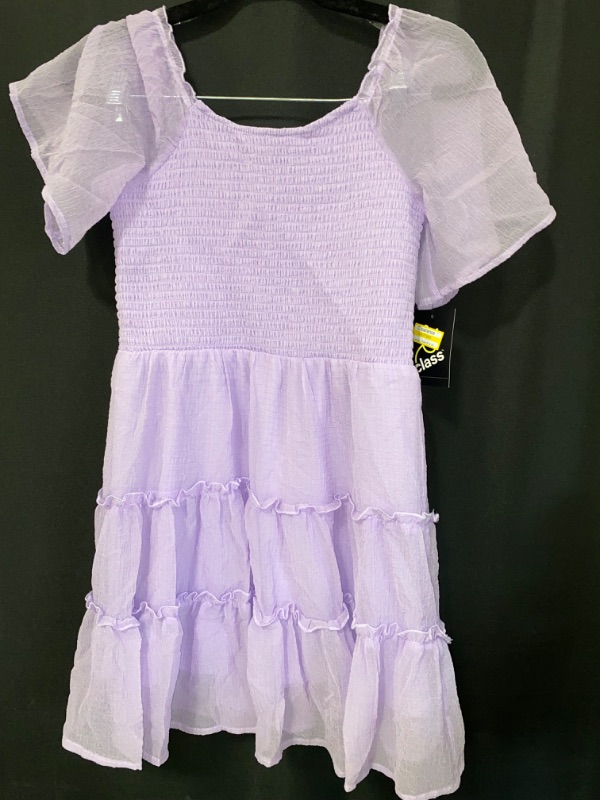 Photo 3 of 2 Large (S 10-12) Art Class Girls Spring Dress Yellow & Purple 