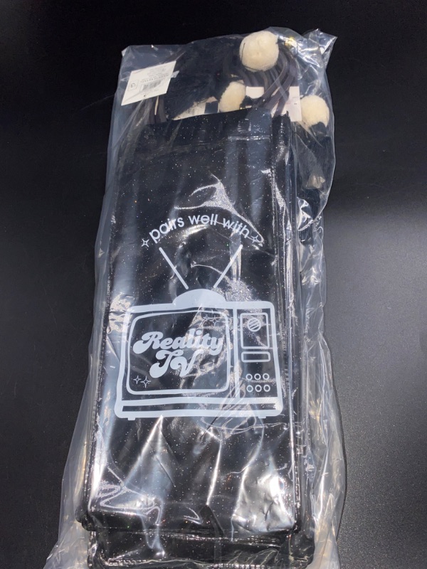 Photo 1 of 6 Pack Gift Bags Black 