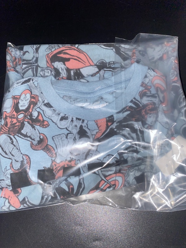 Photo 2 of 2 Pack Small of Boys' Marvel Avengers Short Sleeve Graphic T-Shirt - Blue 