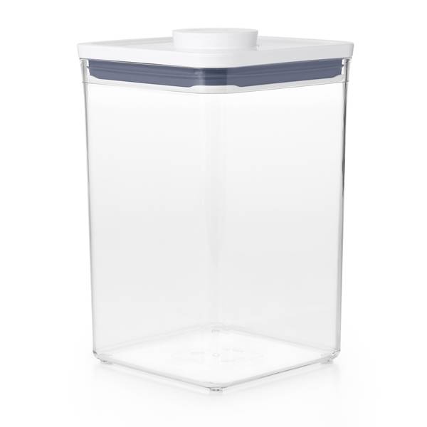 Photo 1 of OXO POP 4.4qt Plastic Big Square Airtight Food Storage Container Clear