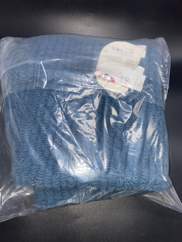 Photo 1 of 20"x34" Performance Plus Cotton Reversible Bath Rug/Runner Turquoise - Threshold