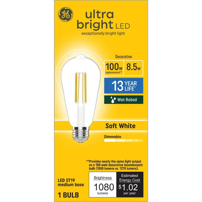 Photo 1 of GE 14W Ultra Bright Daylight LED Medium Base Light Bulb